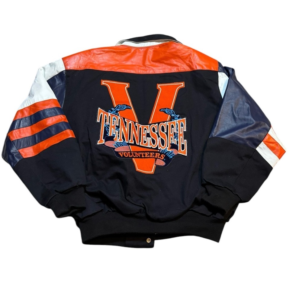 🧡Jeff Hamilton Tennessee‎ Volunteers Varsity Jacket XL🖤Vintage 90s UT